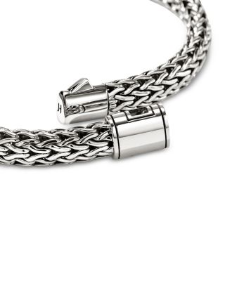 Sterling Silver Icon Woven Link Bracelet, 6.5mm
