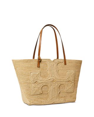 Ella Large Structured Straw Tote 