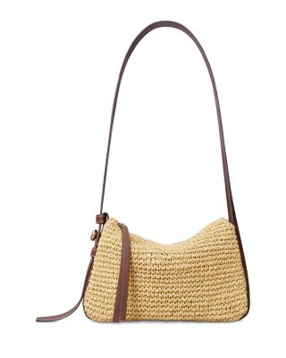 Romy Small Straw Shoulder Bag