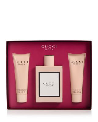 Bloom Eau de Parfum for Women, Body Lotion and Shower Gel Trio Gift Set ($205 value)