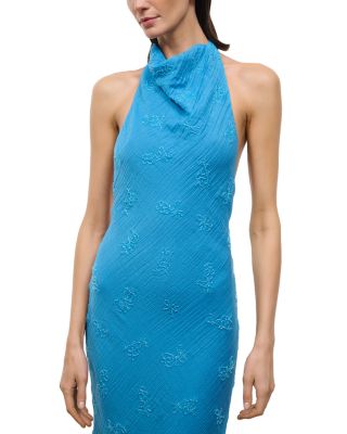 Roselle Cowl Neck Backless Dress