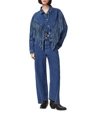 Fox Mid Rise Loose Jeans in Dark Indigo