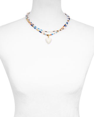 Happy Baby Bead Duo Necklace, 17"