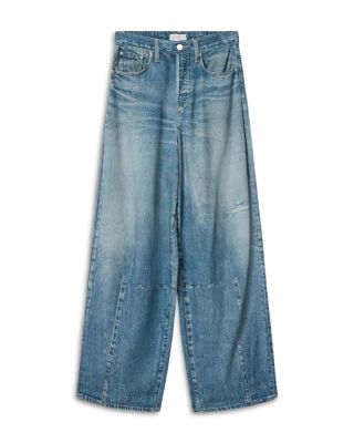 Jett High Rise Jean Trousers in Illusion Indigo