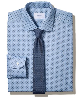 Silk Skinny Geometric Tie