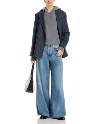 Featherweight Sofie High Rise Wide Leg Jeans in Amalfi