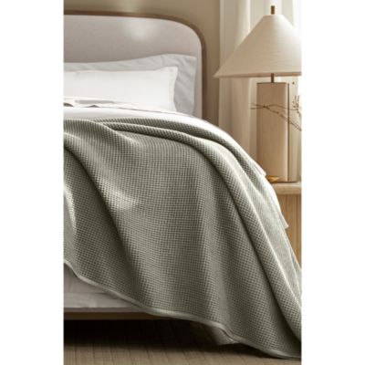 Waffle Organic Cotton Bed Blanket