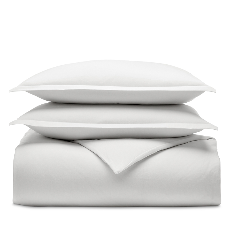 Boll & Branch Flannel Heathered Duvet Set, Full/Queen