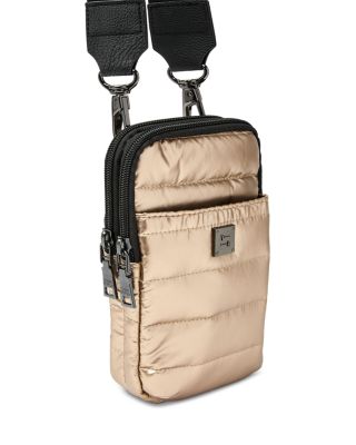 Think Royln Buzz Me Small Quilted Nylon Crossbody Bag