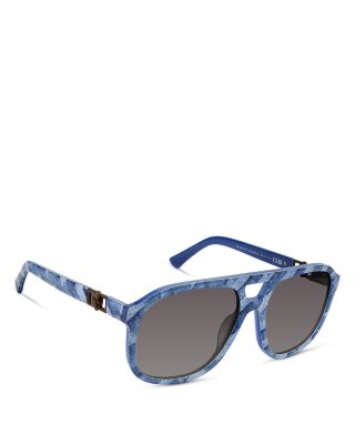 Square Flat Top Sunglasses, 59mm
