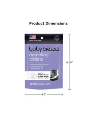 Descaling Tablets for Baby Brezza Bottle Washer Pro and ALL BRANDS of Bottle Washers 