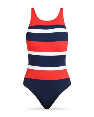Americana Crewneck One Piece Swimsuit