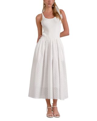 Mixed Media Maxi Dress