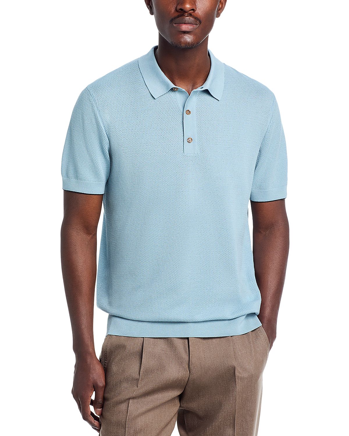 Boss x Camel L-Naldo Sweater Polo Shirt