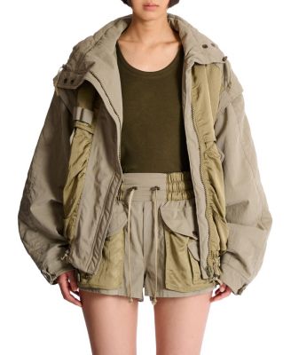  Cotton and Twill Bomber Jacket