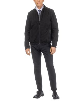  Men's Nubuck Jacket Reversible to Cashmere & Wool Crafted From Loro Piana