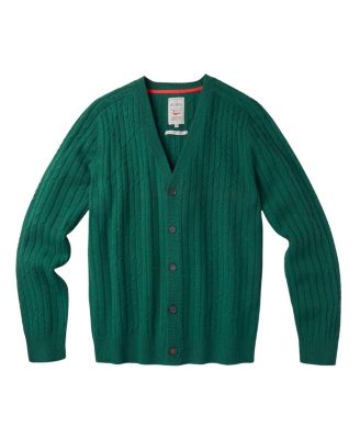  Leonard Wool Cable Sweater Cardigan