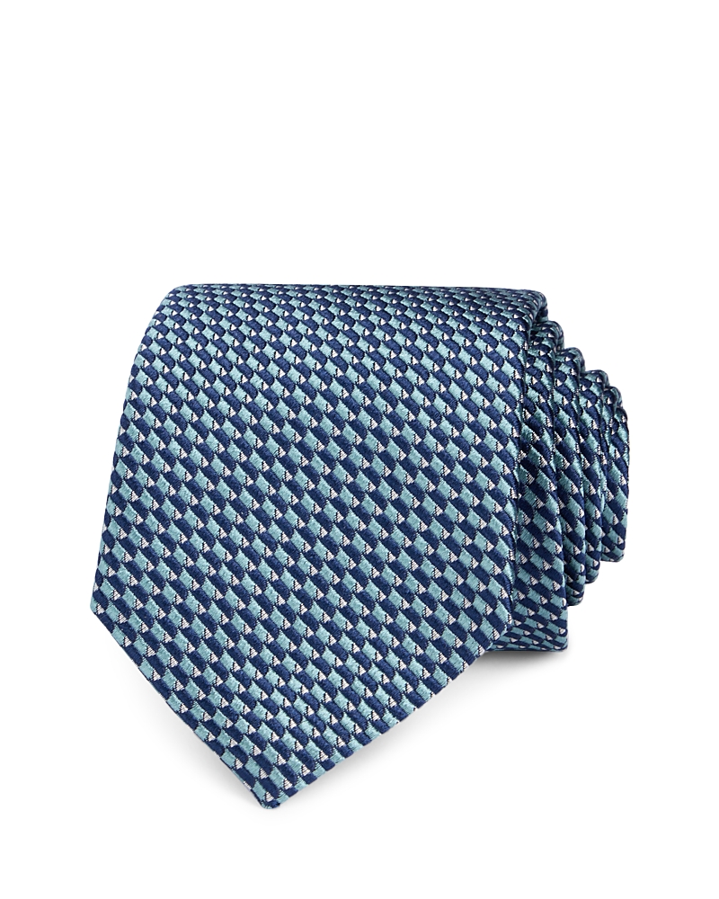 Canali Silk Classic Geometric Tie · OS