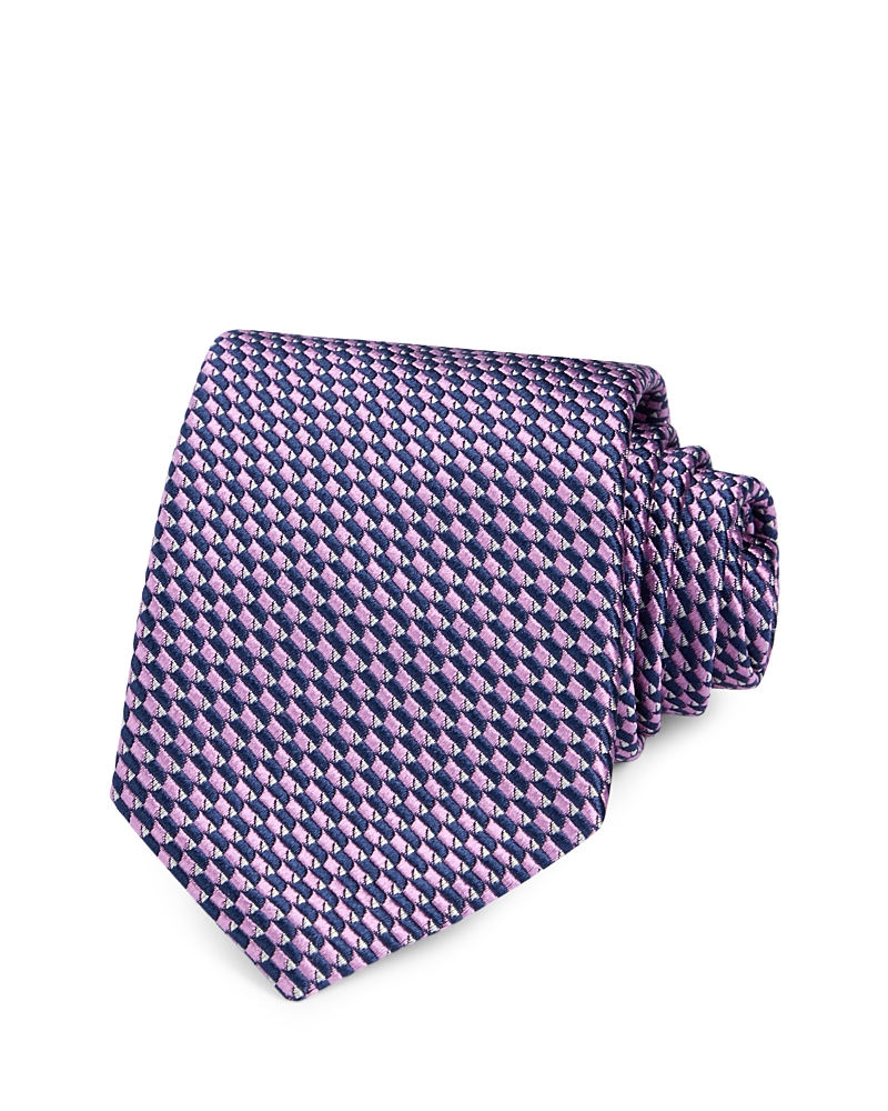 Canali Silk Classic Geometric Tie · OS