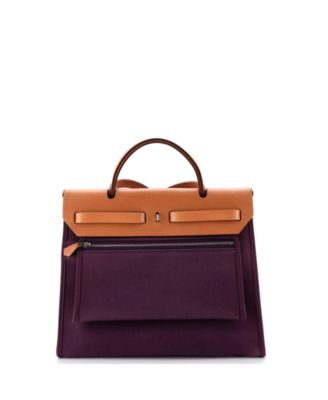 31 Herbag Zip Leather and Toile