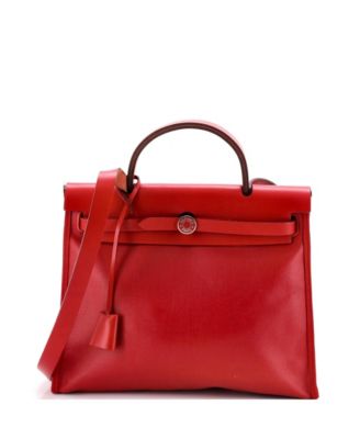 31 Herbag Zip Berline Vache Canvas and Leather