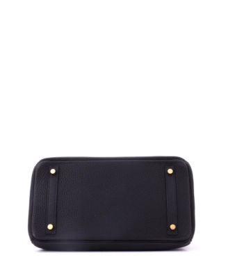 Birkin 30 Handbag Black Togo with Gold Hardware