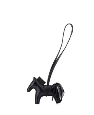PM So Black GriGri Rodeo Bag Charm Leather