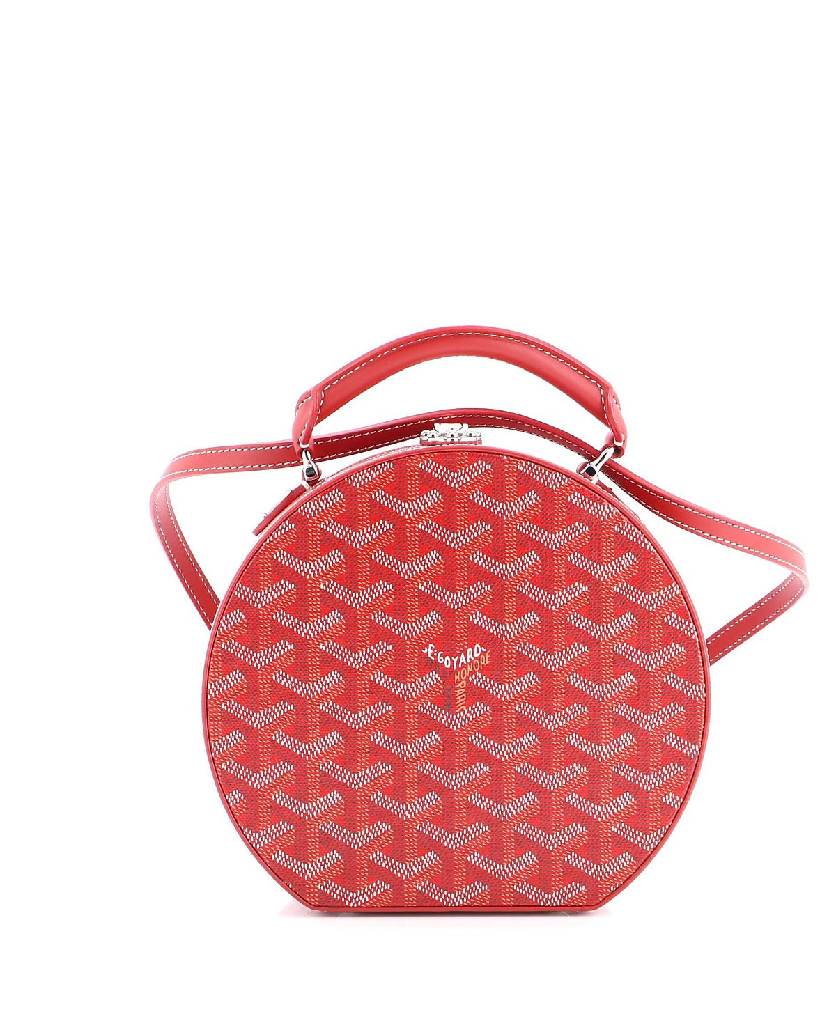 Pre-Owned Goyard Alto Hatbox Bag Coated Canvas