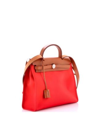 31 Herbag Zip Leather and Toile