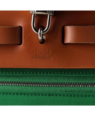 31 Herbag Zip Berline Vache Canvas and Leather