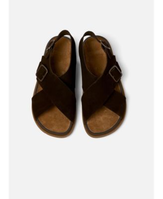 Men's Lluc Leather X-Strap Sandals