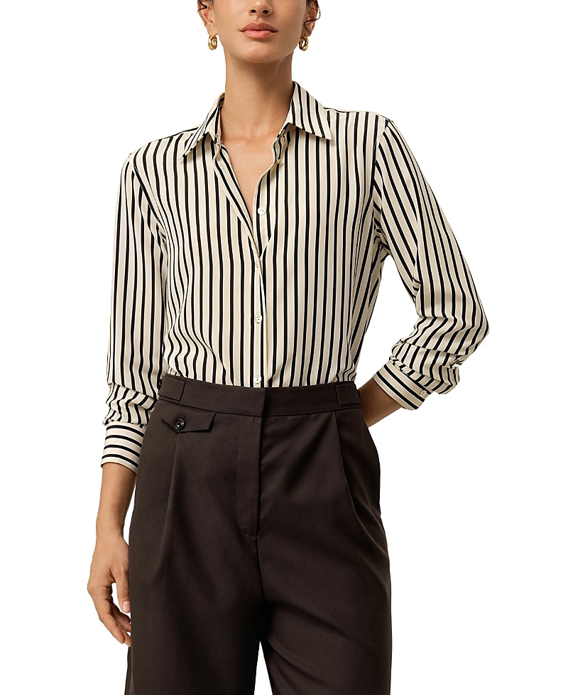 Lilysilk Striped Silk Shirt