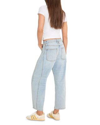 Vintage High Rise Barrel Ankle Jeans in Indigo1351