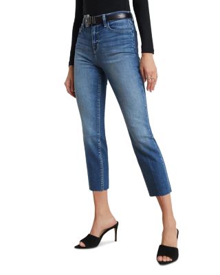 Sada High Rise Cropped Slim Leg Jeans in Cambridge