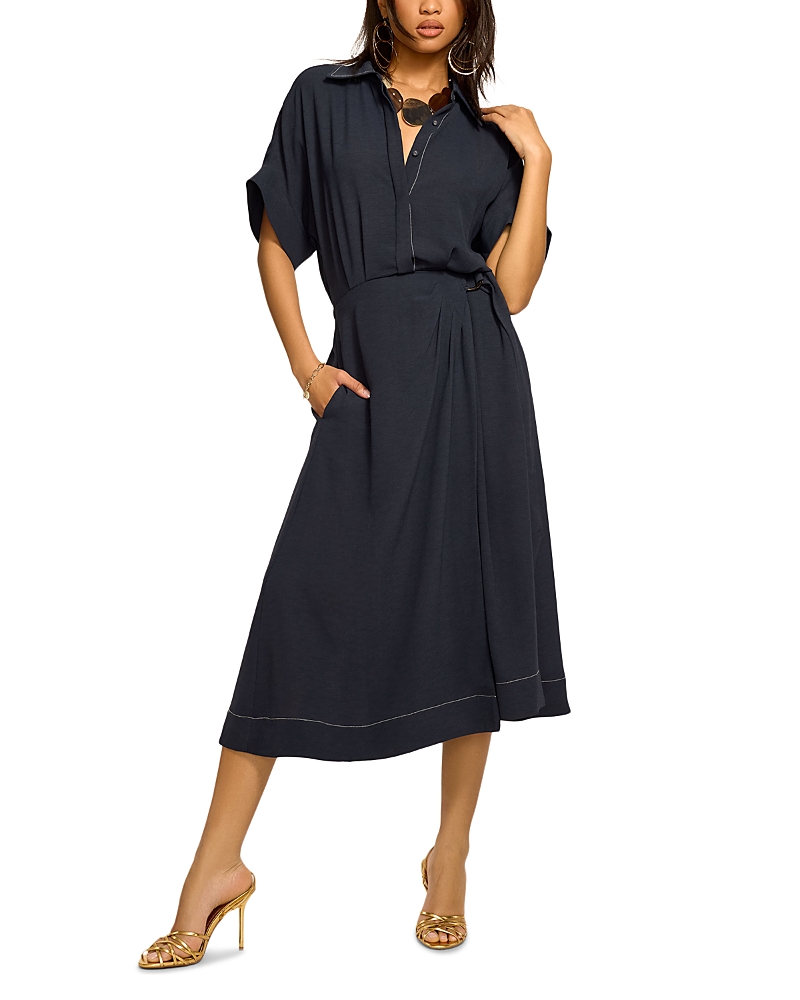 Ramy Brook Sonnet Wrap Skirt Dress