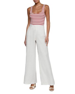 Amara High Rise Wide Leg Linen Pants