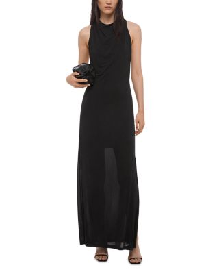 Low Back Cowl Neck Dress