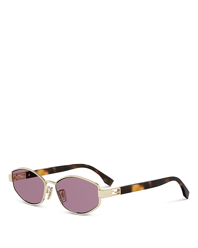 Fendi Baguette Geometric Sunglasses, 56mm · OS