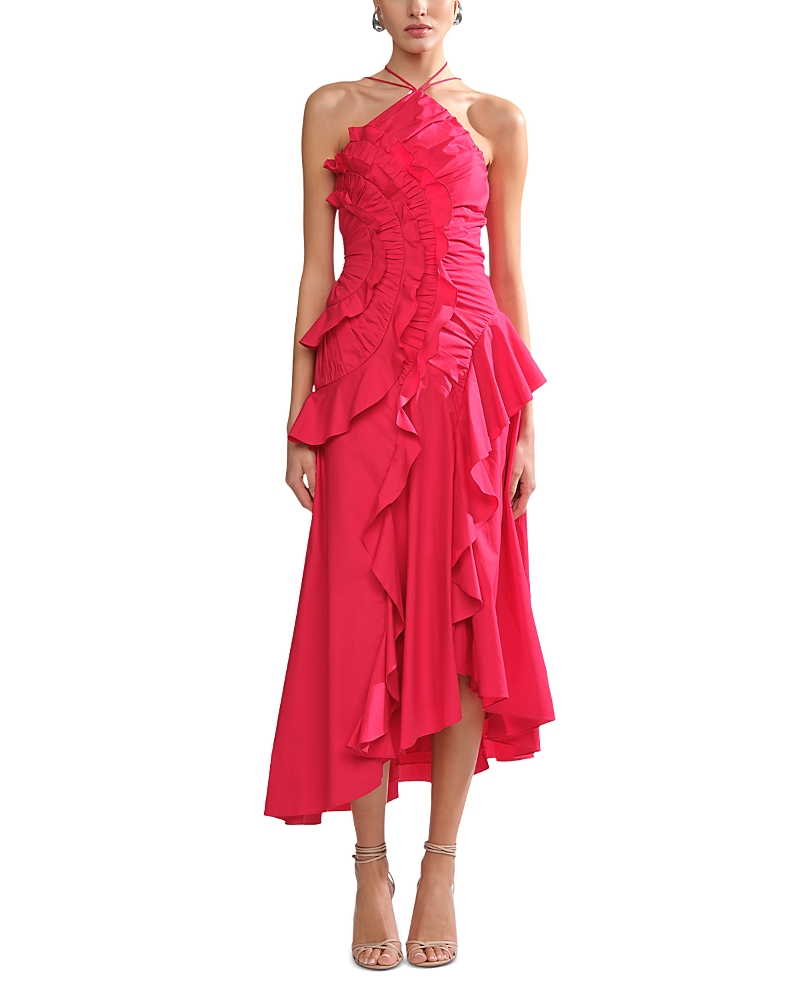 Amur Ottavia Ruffled Dress