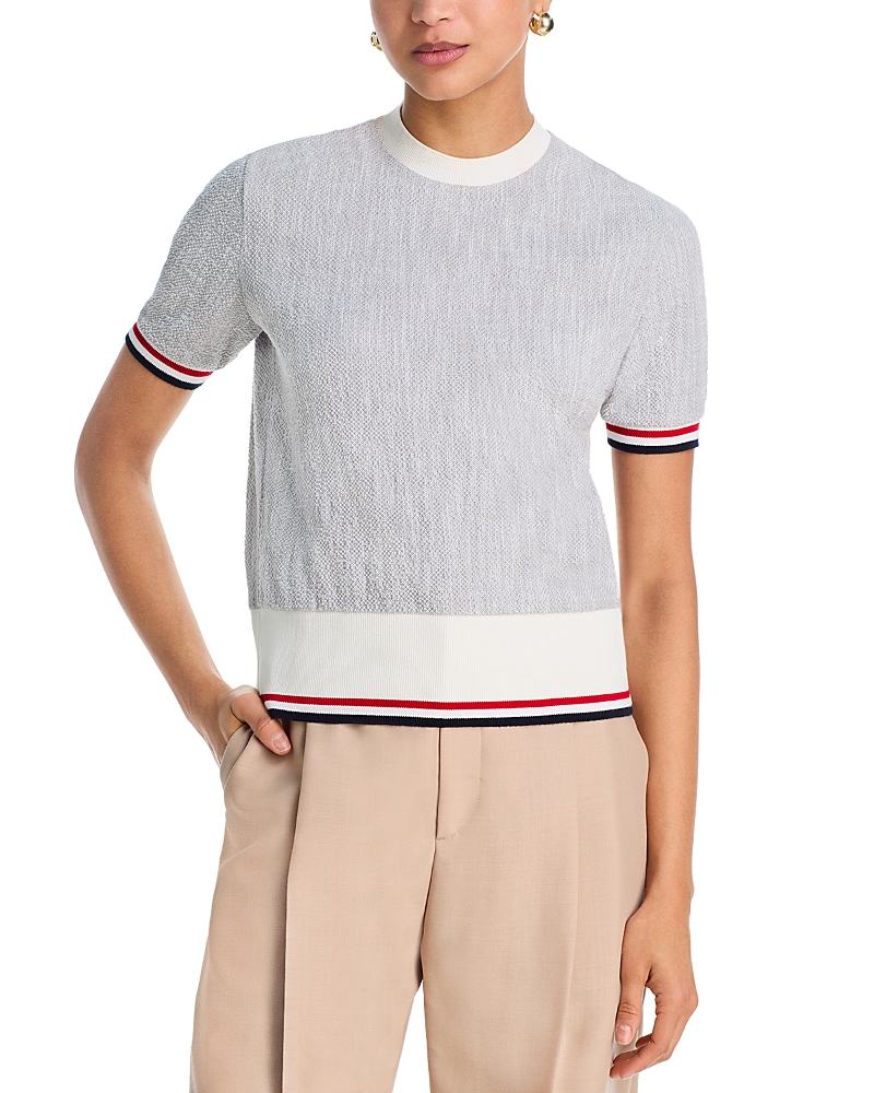 Thom Browne Rib Cuff Tee