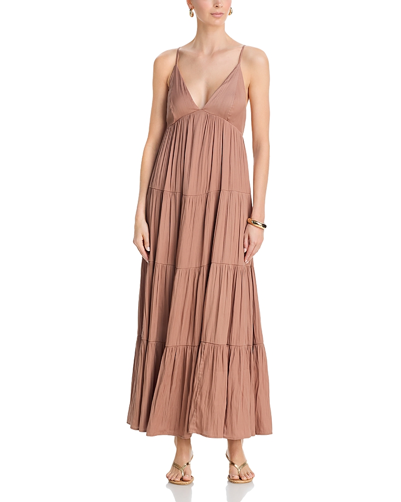 L'Agence Lua Tiered Maxi Dress