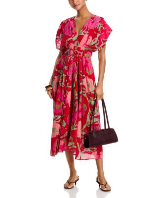 Leilani Floral Pleated Dress