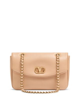 Djuna VLogo Medium Leather Shoulder Bag