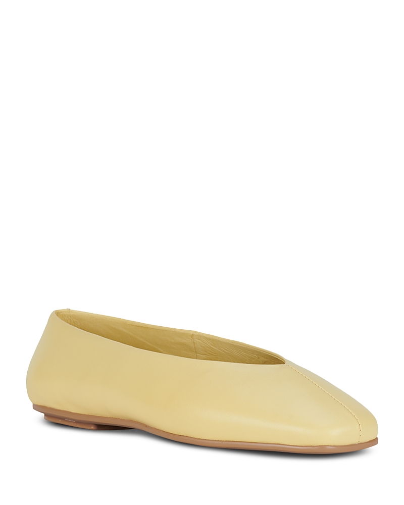 Jeffrey Campbell Women's Fathom Square Toe Ballet Flats