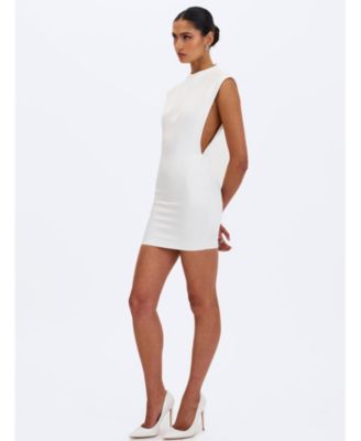 Raegan Jacquard Ruched Mini Dress