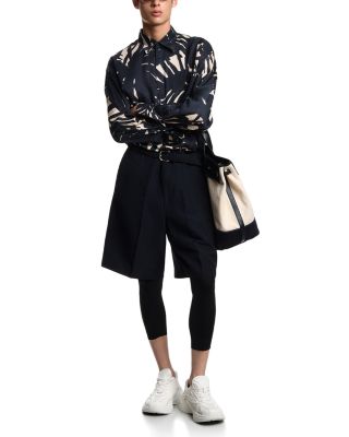 Comfort Fit Leaf Print Shirt