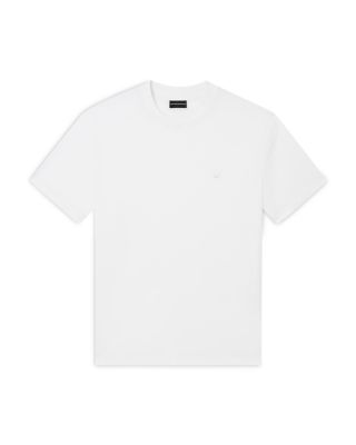 Regular Fit Plain White Crewneck T-Shirt