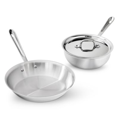 D3 Stainless 3 Ply Bonded Cookware Chef's Selection 3 Piece Set