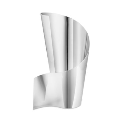 FOLD Vase, Small, Stainless Steel, Mirror
