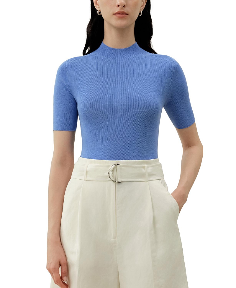 Lilysilk Seamless Silk-Cotton Slim-Fit Knit Top